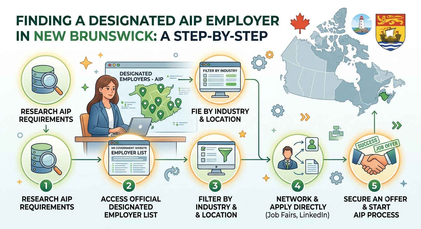 Finding a Designated AIP Employer in New Brunswick: A Step-by-Step Guide