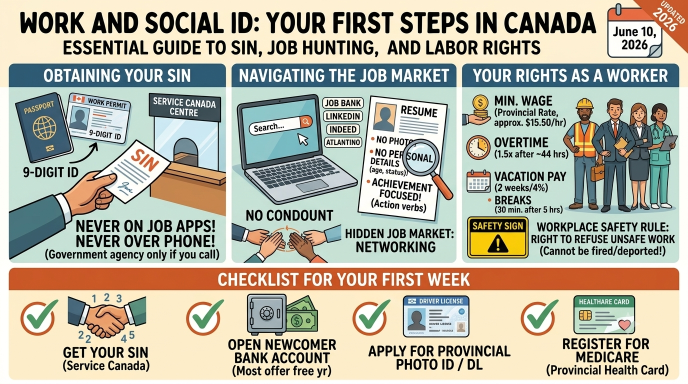 work and social id